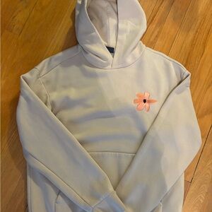 H&M Cream Relaxed Fit Hoodie